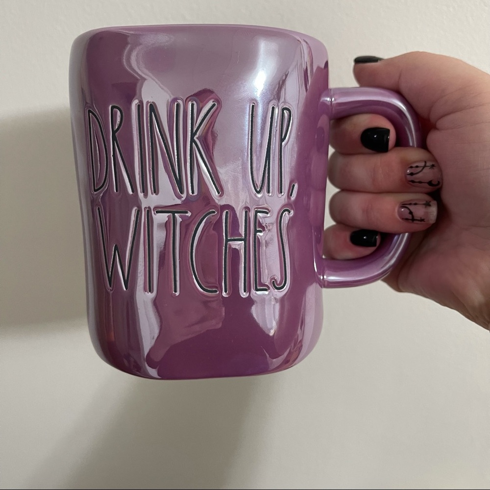 Rae Dunn Iridescent Witches Halloween Mug